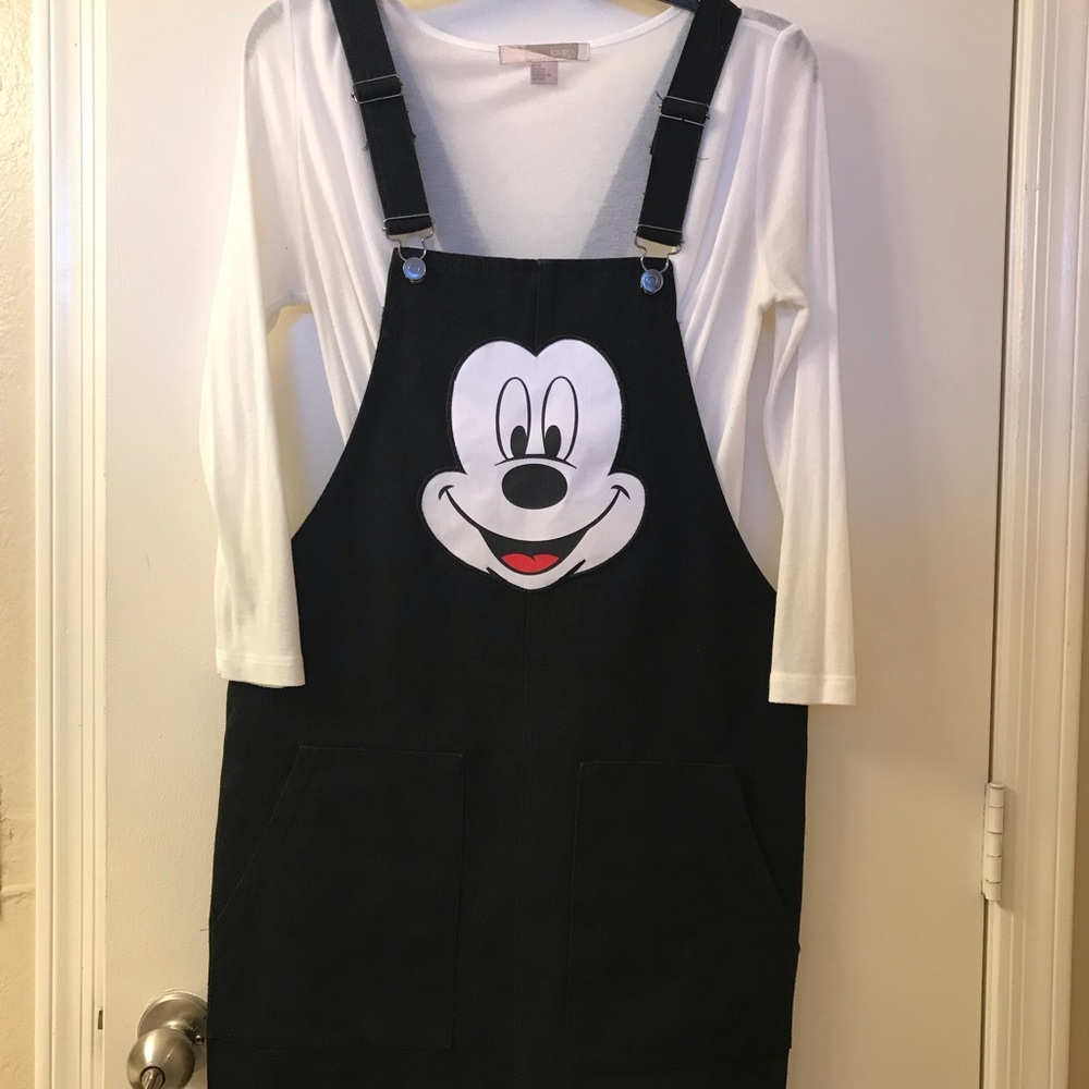 *DISNEY* Mickey Mouse Overalls Skirt